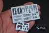 Quinta Studio QD48145 F/A-18B 3D-Printed & coloured Interior on decal paper (for Kinetic kit) 1/48